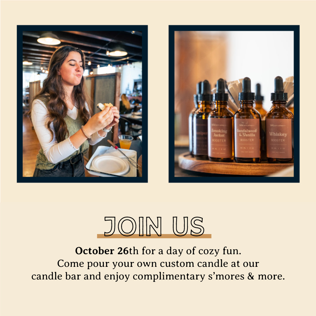 S&#39;mores &amp; Smells - Candle Bar Experience - October 26, 2023