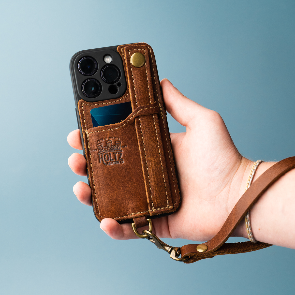 Iphone wallet case online leather