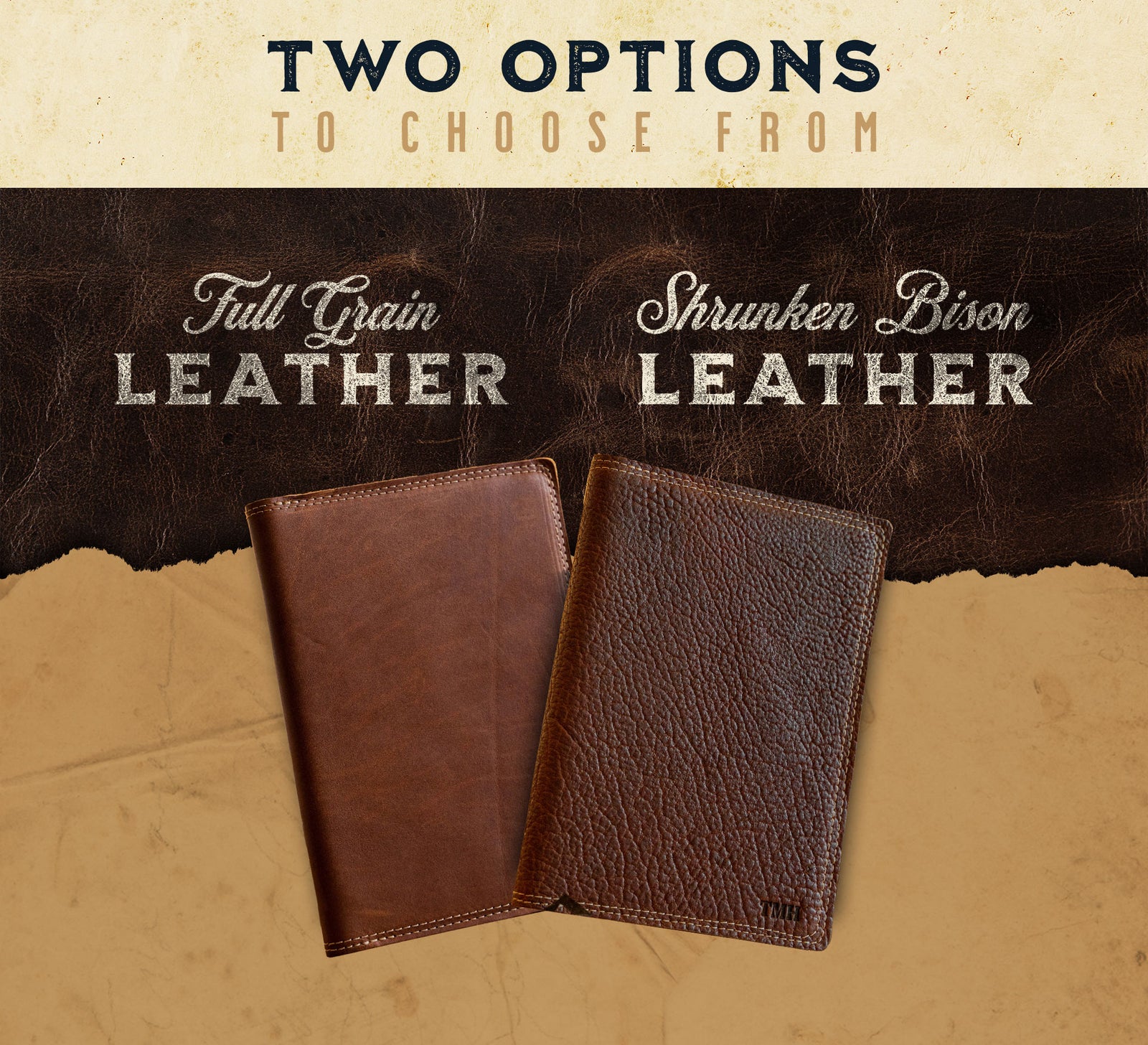 Full Grain Leather Journal with YOUR LOGO, Corporate Gifting made