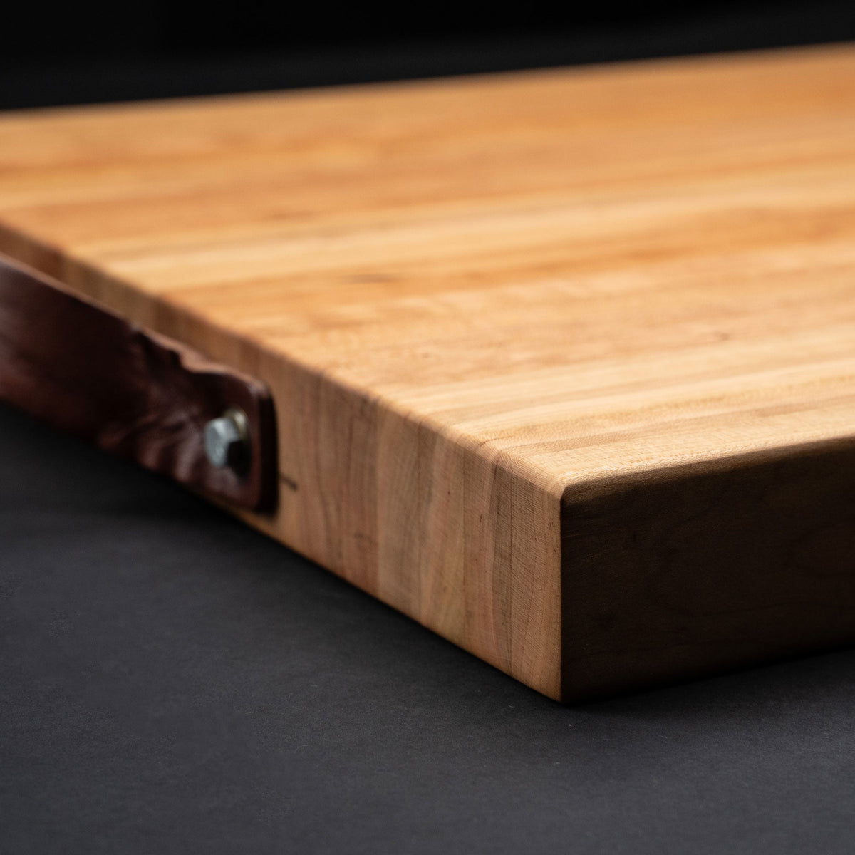 American Cherry Wood Butcher Block Cutting Board - Holtz Leather