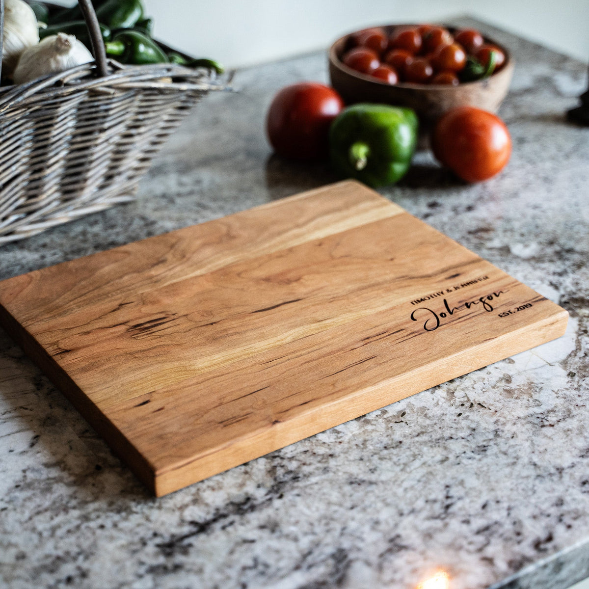American Cherry Wood Cutting Board - Holtz Leather