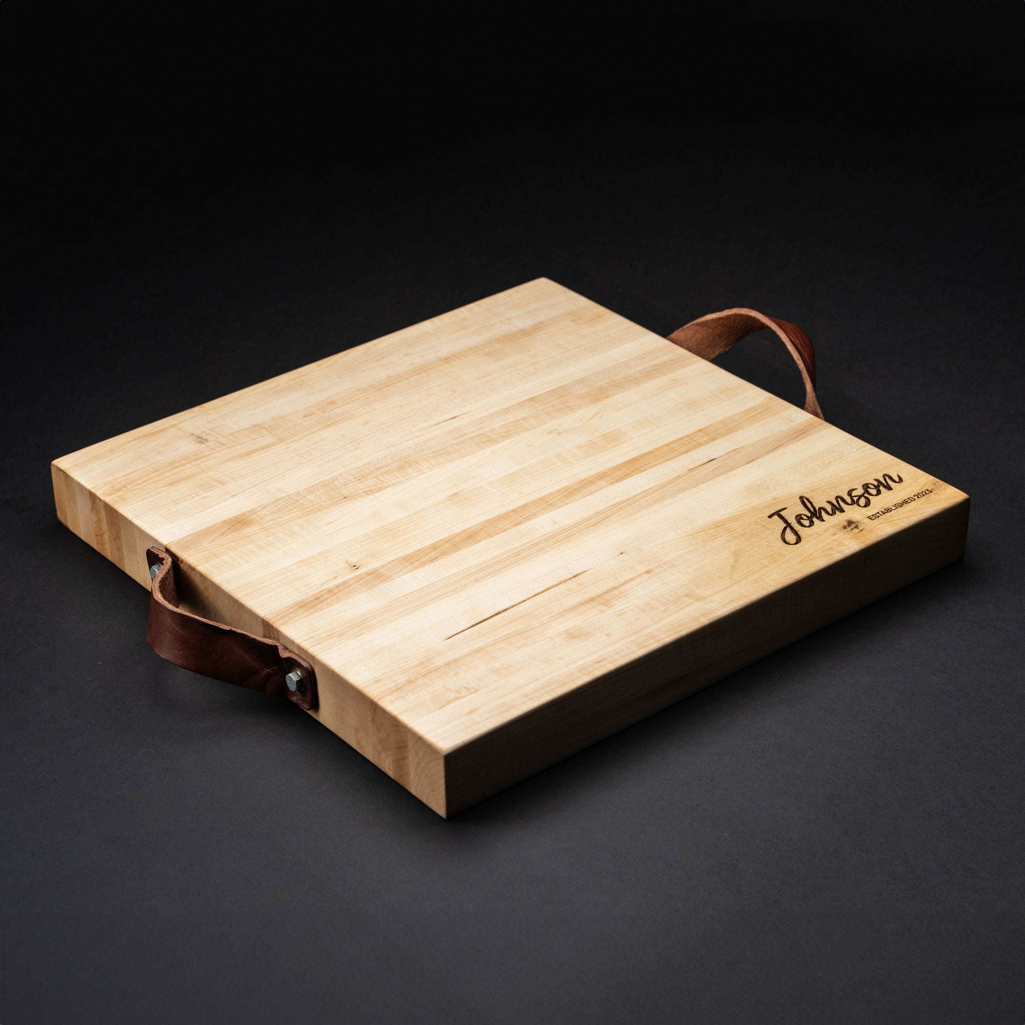 American Maple Wood Butcher Block Cutting Board - Holtz Leather