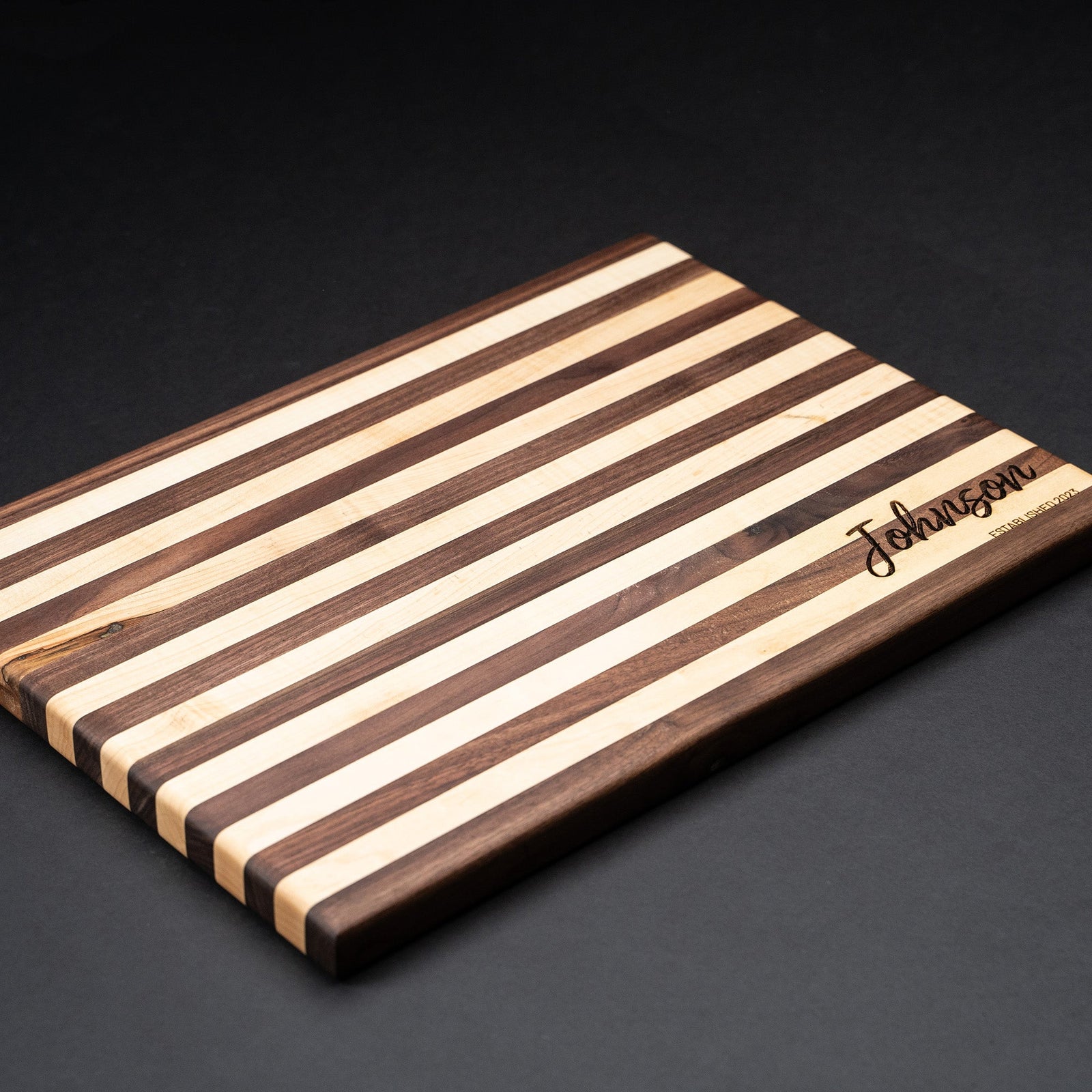 American Walnut & Maple Wood Cutting Board - Holtz Leather