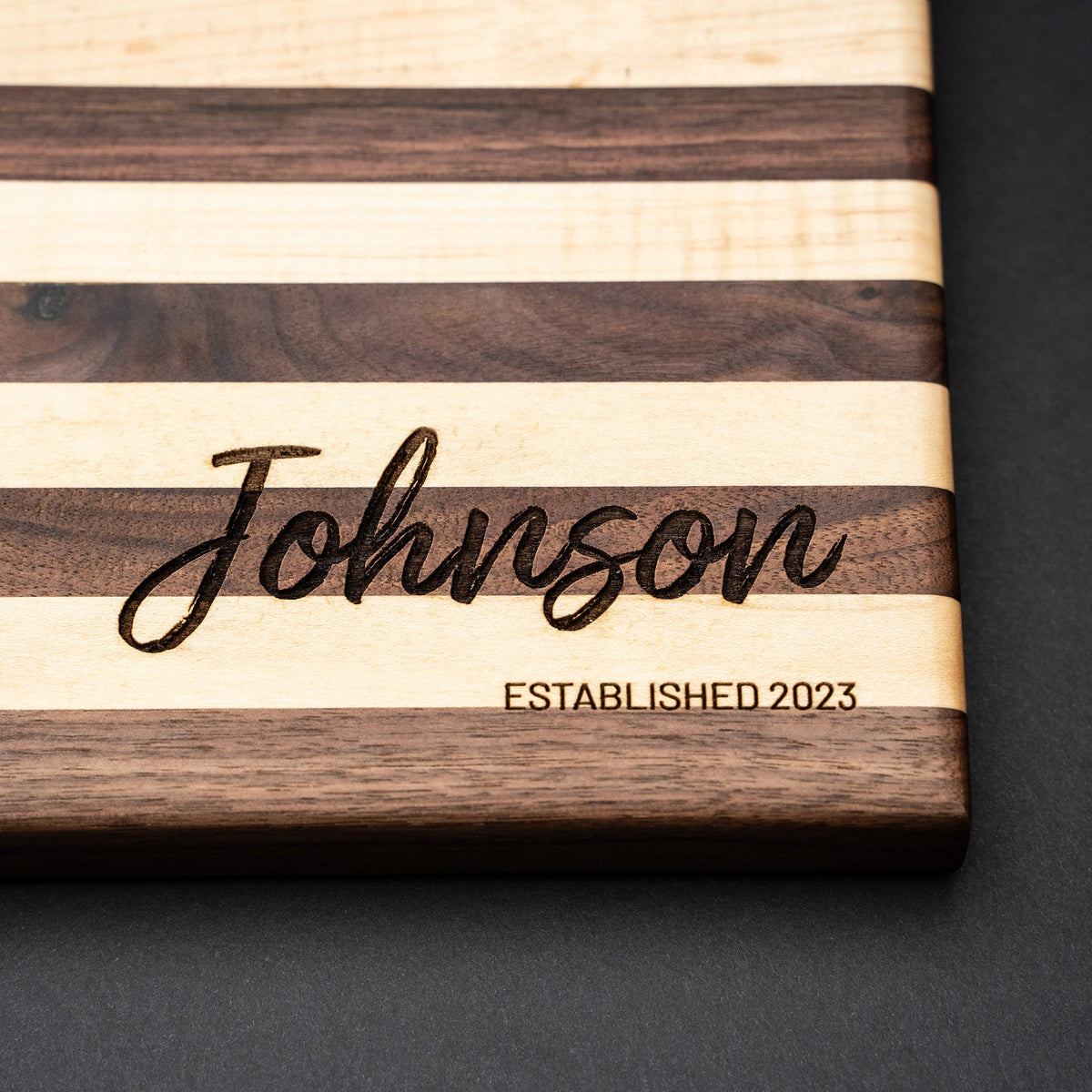 American Walnut & Maple Wood Cutting Board - Holtz Leather