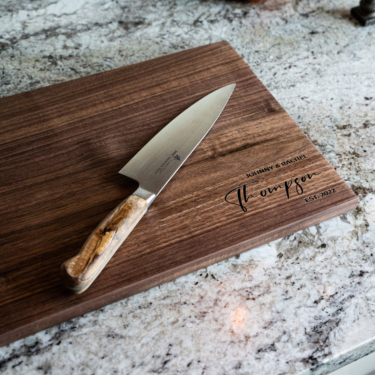 American Walnut Wood Cutting Board - Holtz Leather