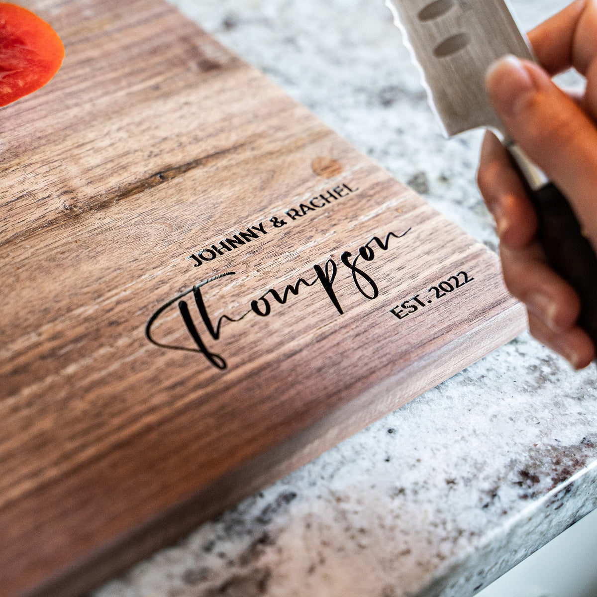 American Walnut Wood Cutting Board - Holtz Leather