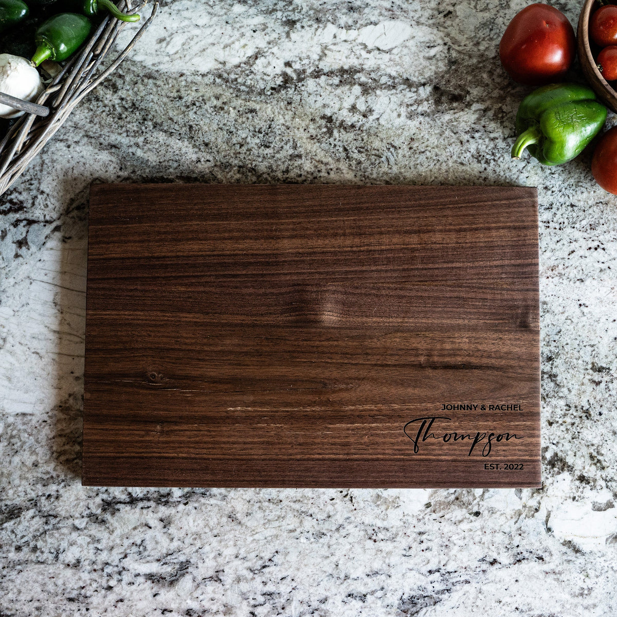 American Walnut Wood Cutting Board - Holtz Leather