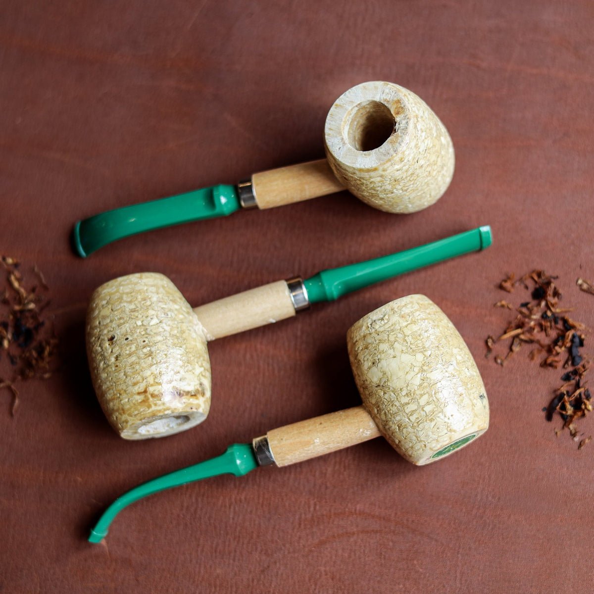 Boone Corn Cob Pipe - Missouri Meerschaum - Holtz Leather