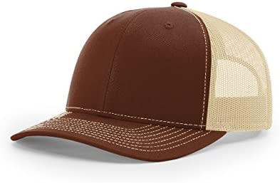 Richardson 112 Custom Trucker Offset Leather Patch Hat with YOUR LOGO – Customized