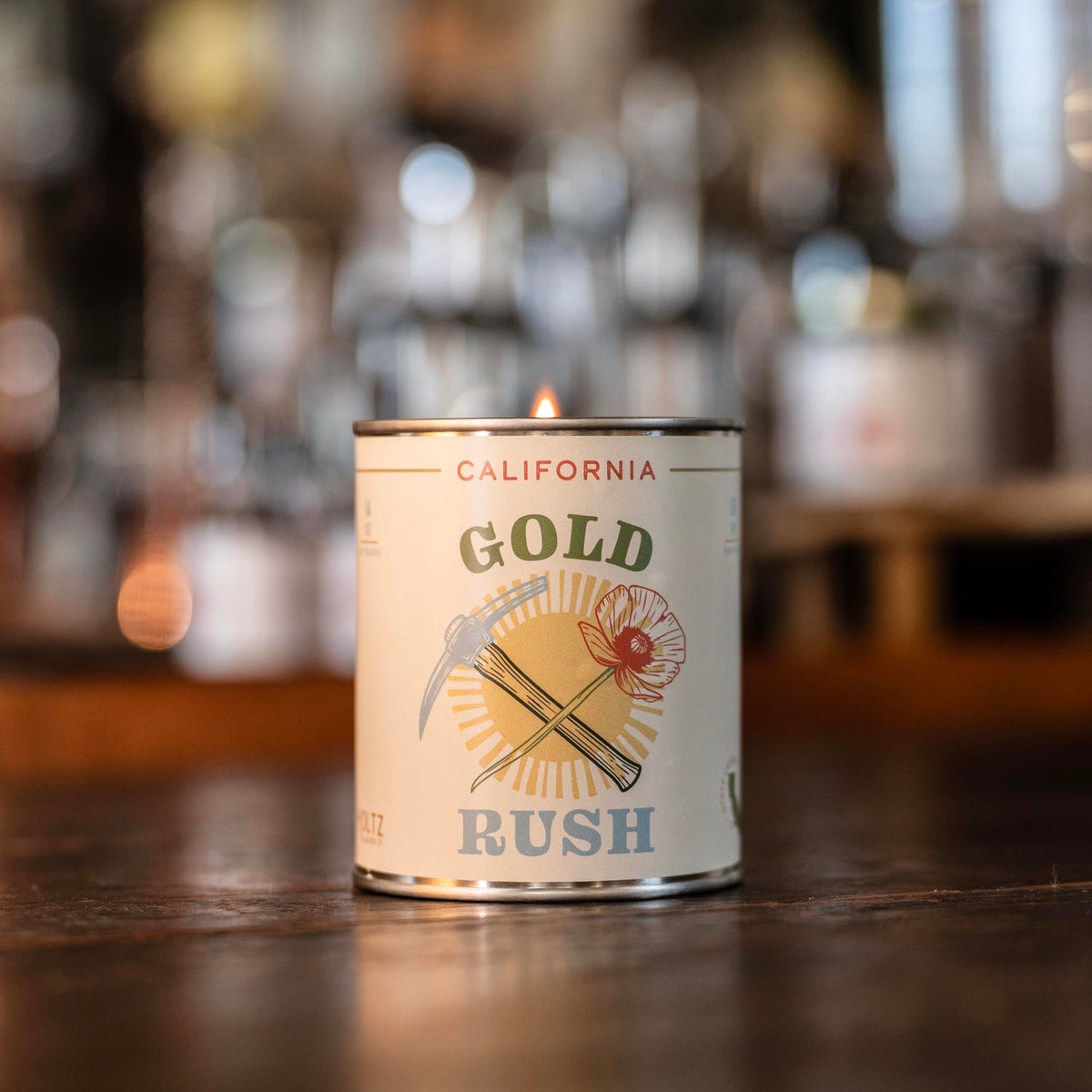 California – Gold Rush State Candle - Holtz Leather