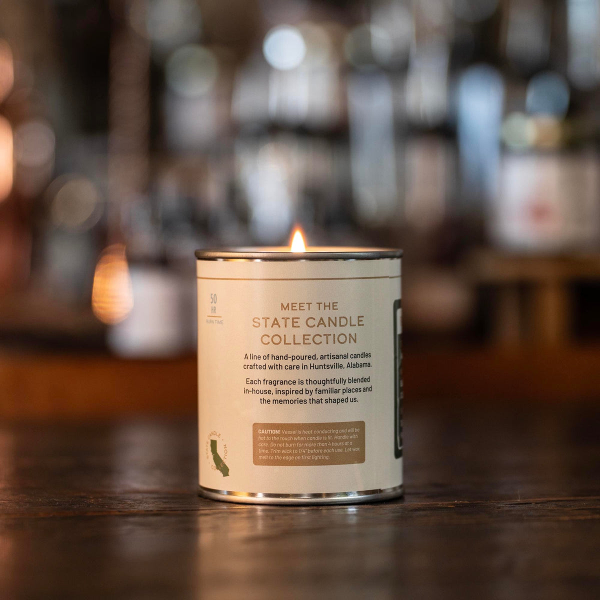 California – Gold Rush State Candle - Holtz Leather