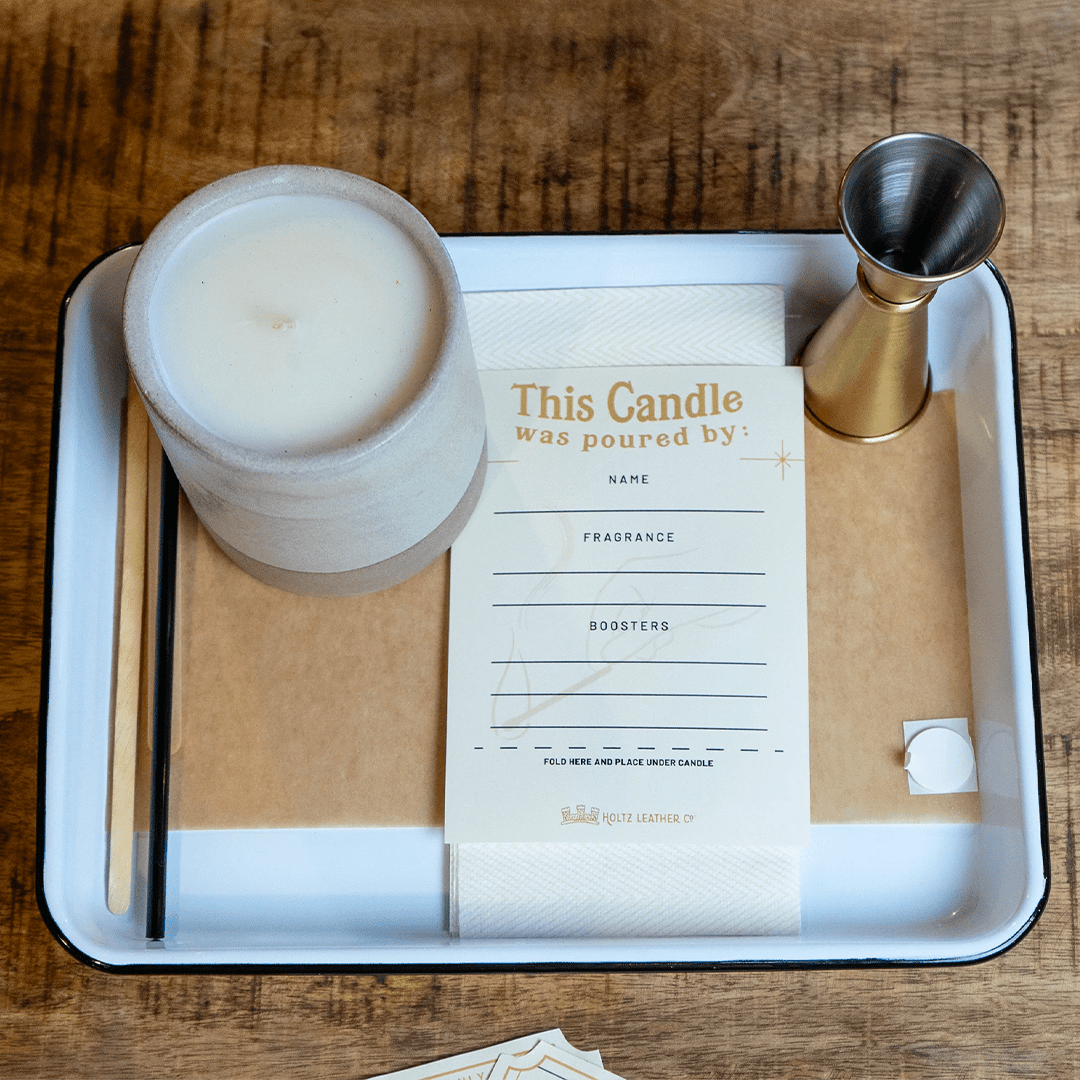 Candle Bar Experience - Huntsville, AL - Holtz Leather