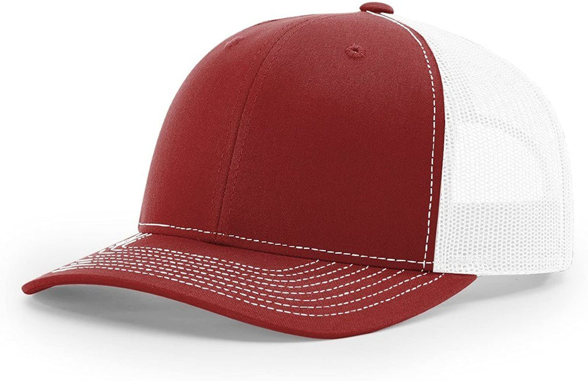 Richardson 112 Custom Trucker Offset Leather Patch Hat with YOUR LOGO – Customized