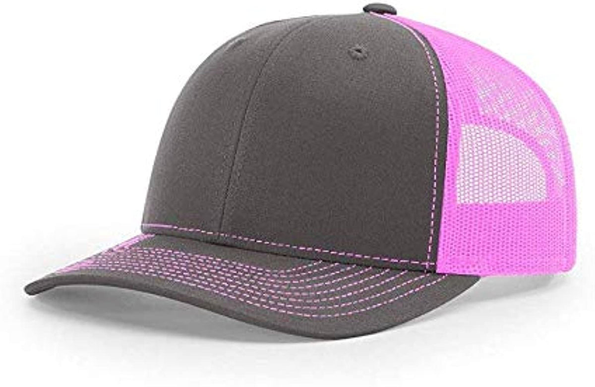 Richardson 112 Custom Trucker Offset Leather Patch Hat with YOUR LOGO – Customized