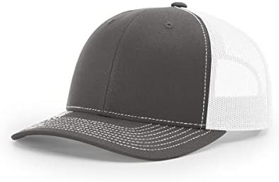 Richardson 112 Custom Trucker Offset Leather Patch Hat with YOUR LOGO – Customized
