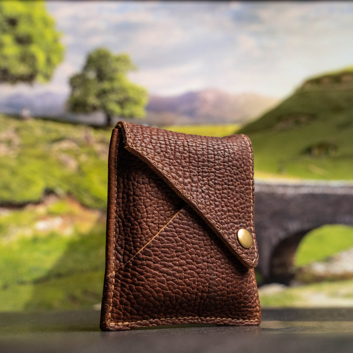 Fine Leather Playing Card Deck Sleeve - Holtz Leather