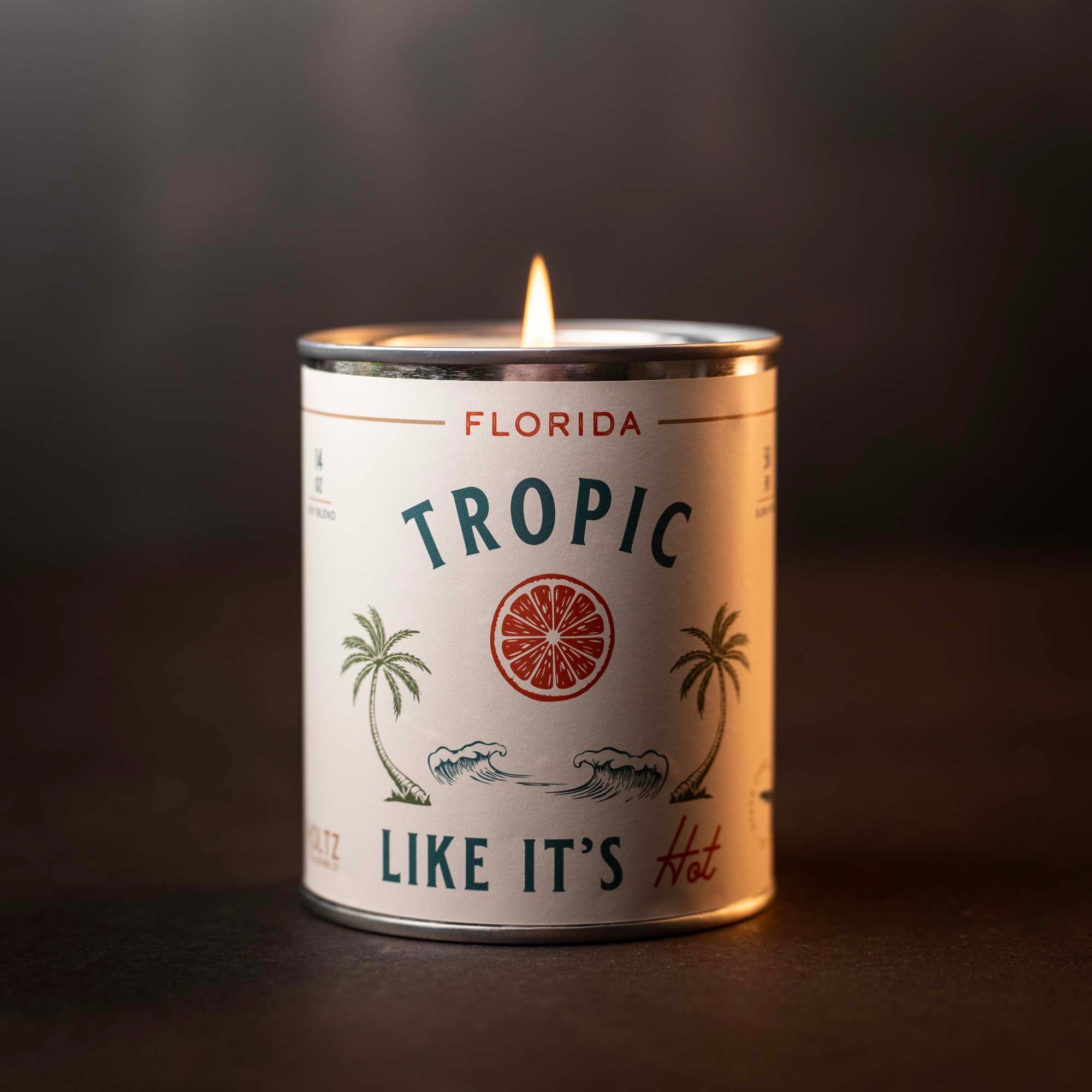Florida - Tropic Like It's Hot State Candle - Holtz Leather