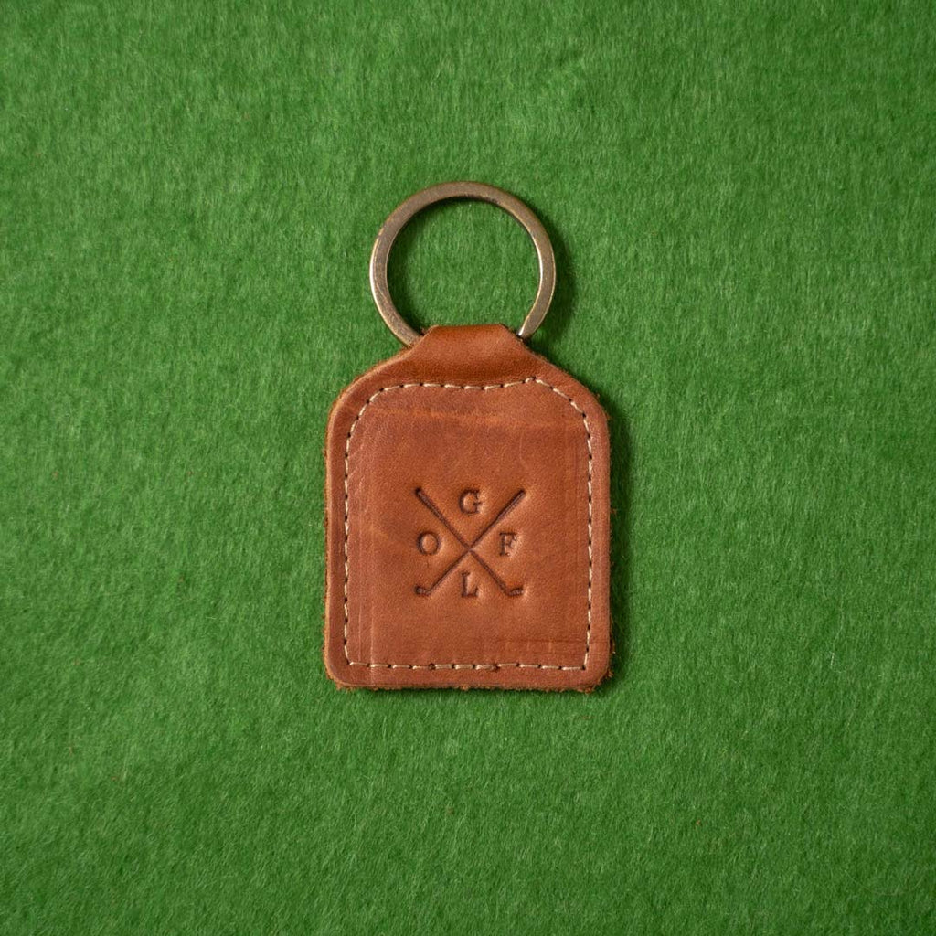 golf-logo-fine-leather-key-