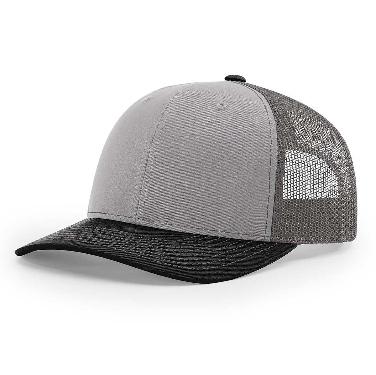 Richardson 112 Custom Trucker Offset Leather Patch Hat with YOUR LOGO – Customized