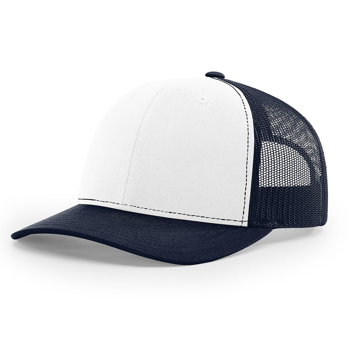 Richardson 112 Custom Trucker Offset Leather Patch Hat with YOUR LOGO – Customized