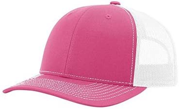 Richardson 112 Custom Trucker Offset Leather Patch Hat with YOUR LOGO – Customized