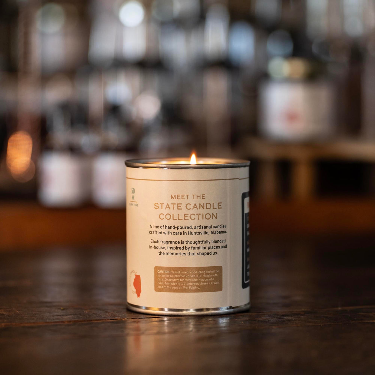 Illinois – Lake Effect State Candle - Holtz Leather