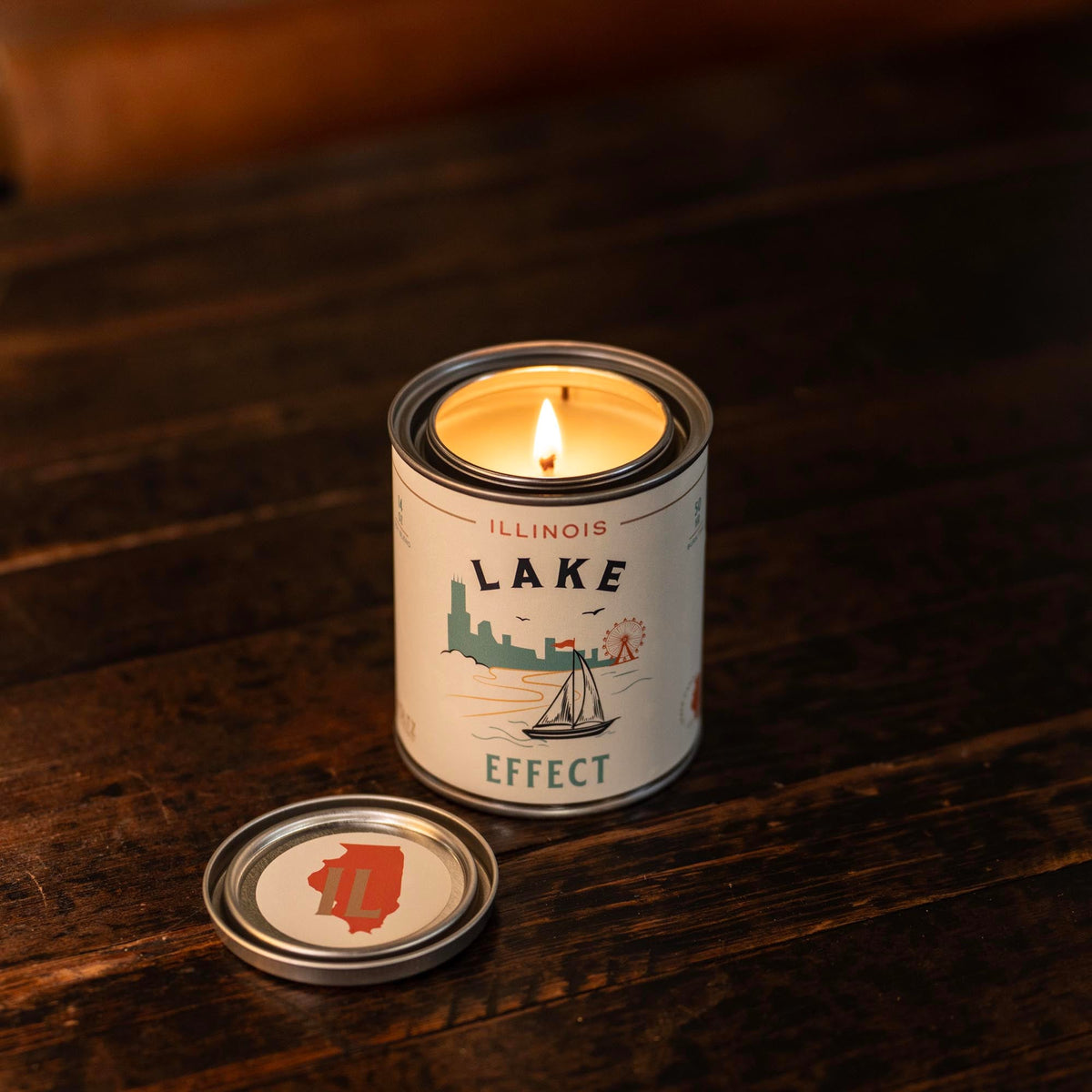 Illinois – Lake Effect State Candle - Holtz Leather