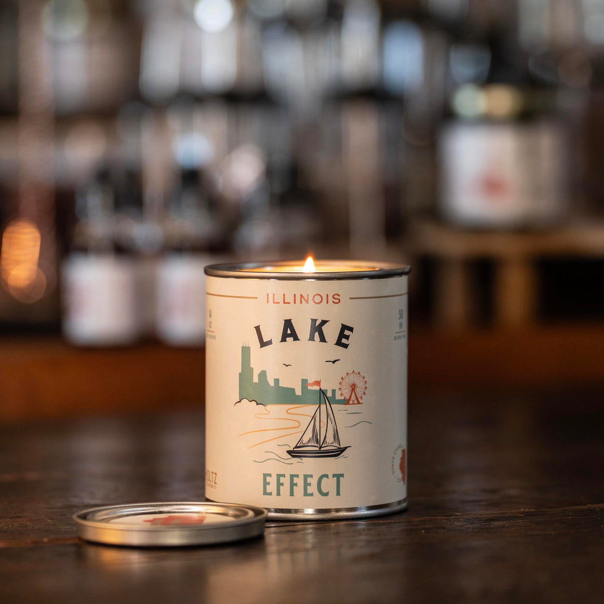 Illinois – Lake Effect State Candle - Holtz Leather
