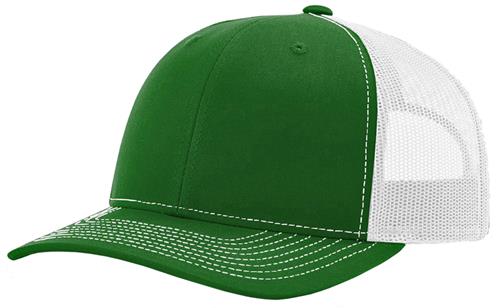Richardson 112 Custom Trucker Offset Leather Patch Hat with YOUR LOGO – Customized