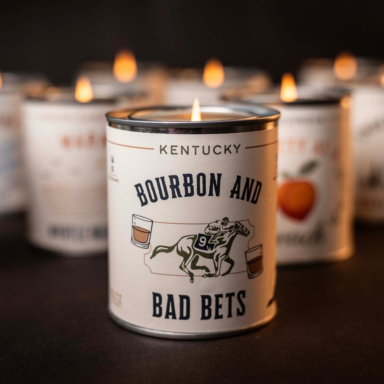 Kentucky - Bourbon and Bad Bets State Candle - Holtz Leather