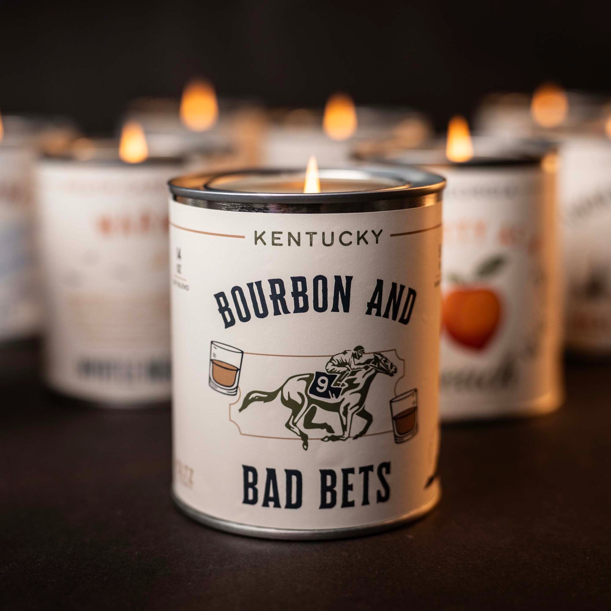 Kentucky - Bourbon and Bad Bets State Candle - Holtz Leather