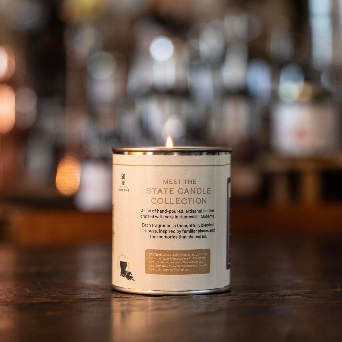Louisiana – Beignet All Day State Candle - Holtz Leather