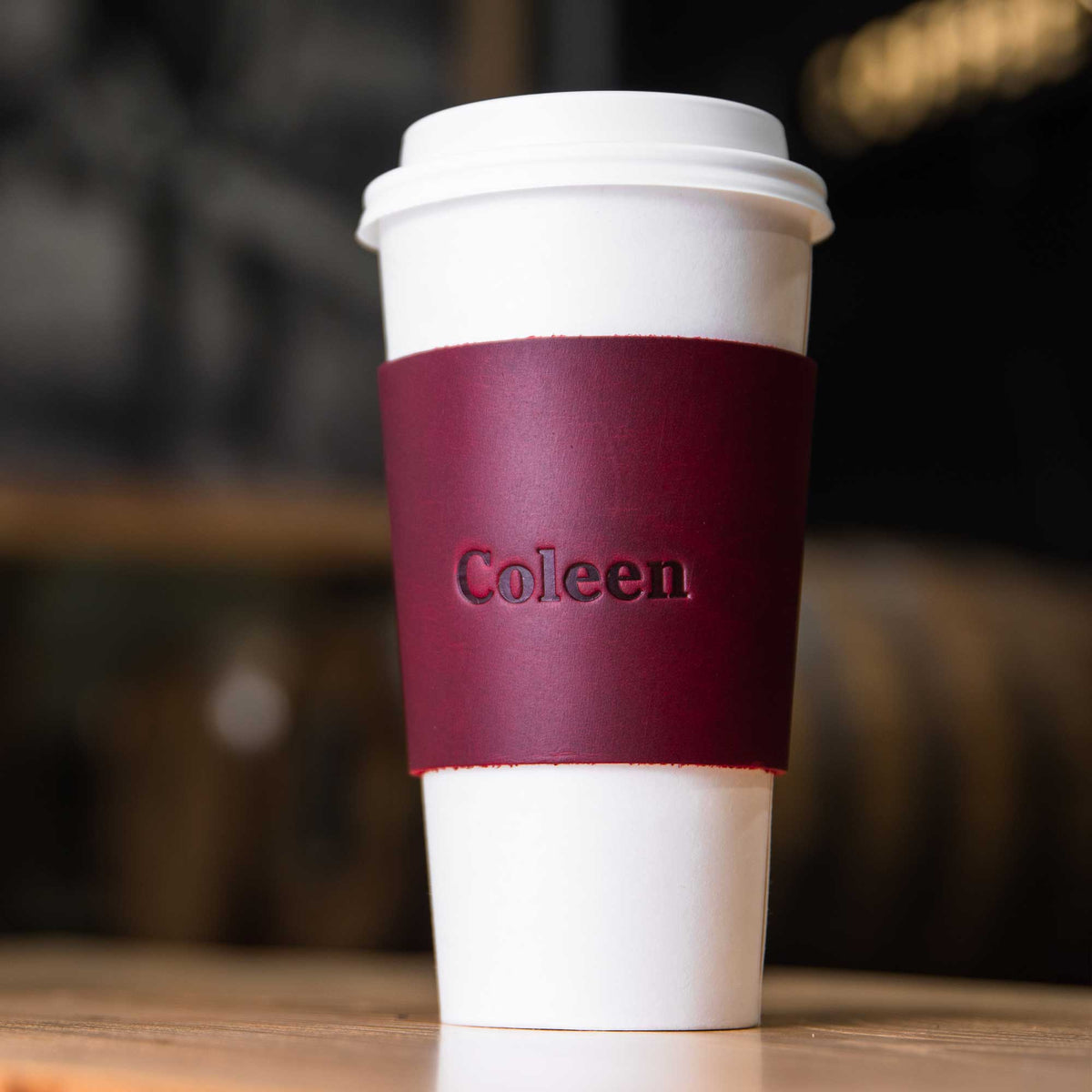 Lumberjack Coffee Cup Sleeve - Holtz Leather