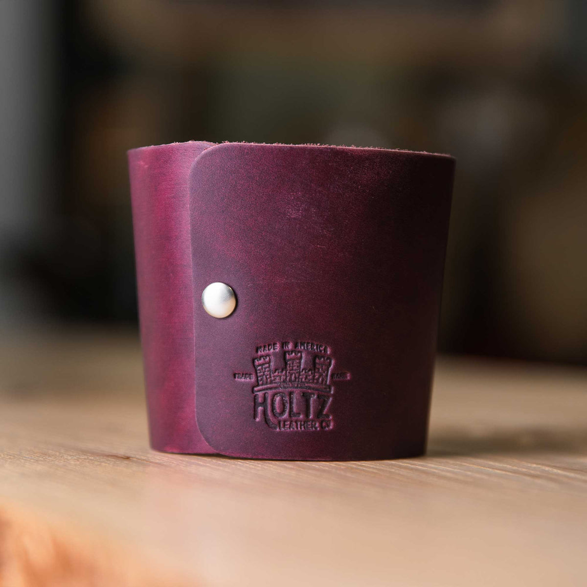 Lumberjack Coffee Cup Sleeve - Holtz Leather