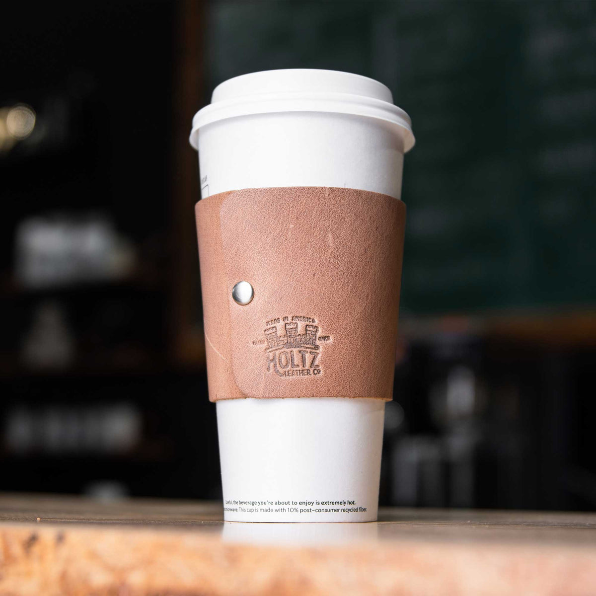 Lumberjack Coffee Cup Sleeve - Holtz Leather