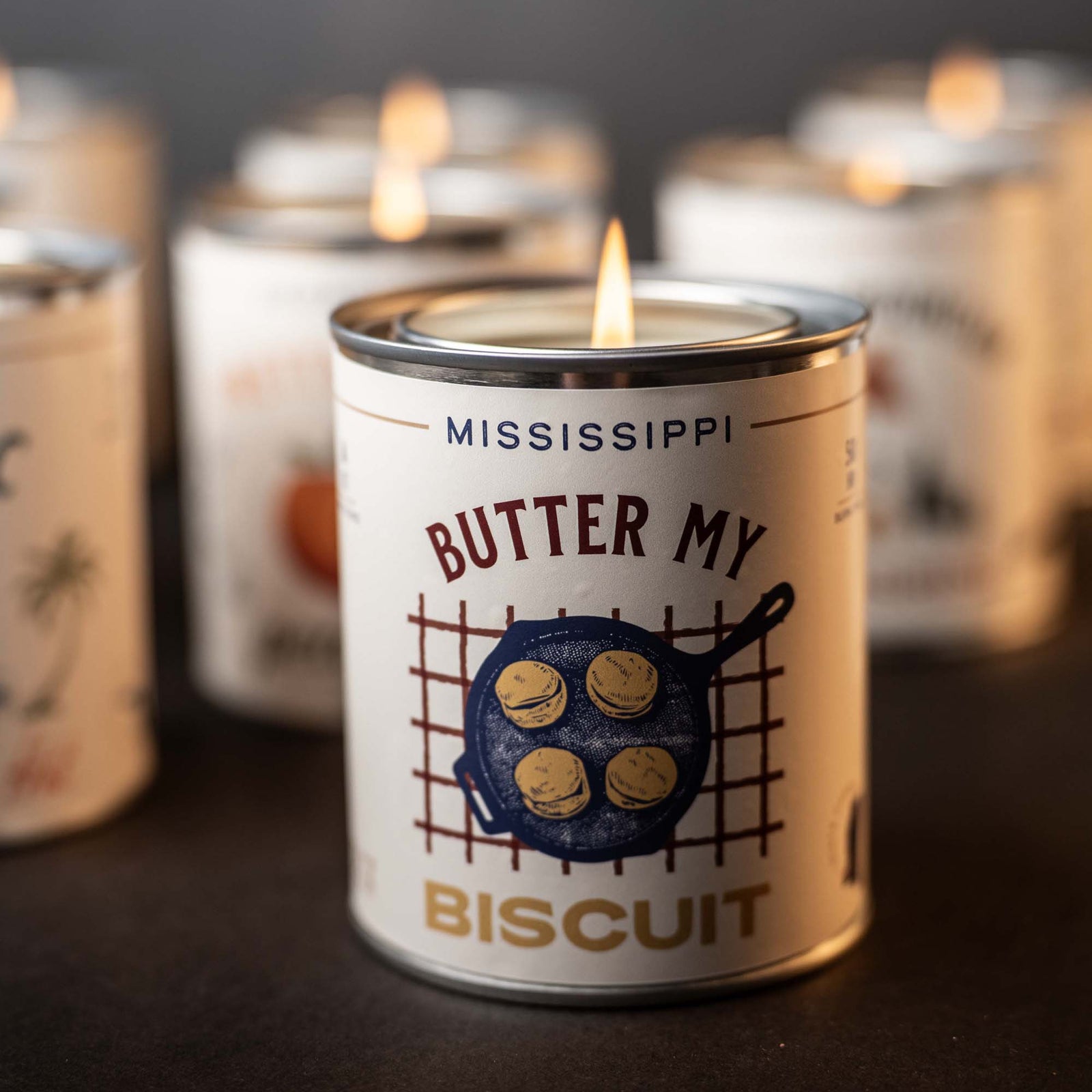 Mississippi - Butter My Biscuit State Candle - Holtz Leather