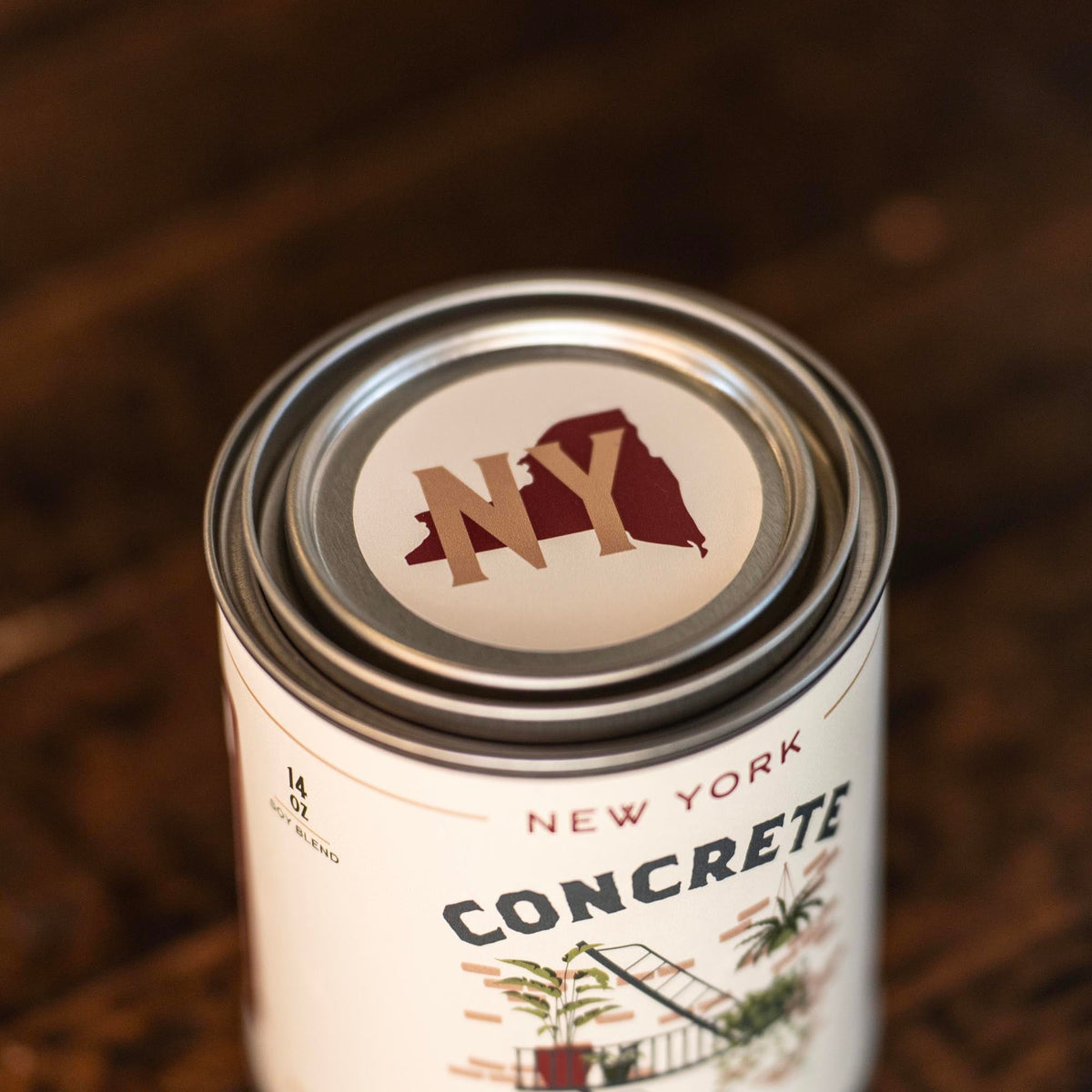 New York – Concrete Jungle State Candle - Holtz Leather