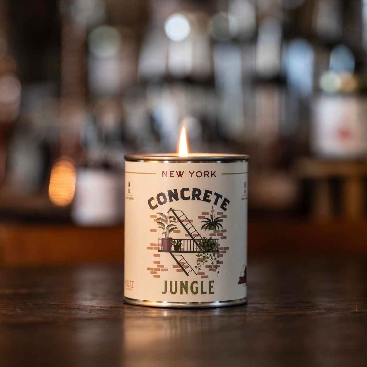 New York – Concrete Jungle State Candle - Holtz Leather