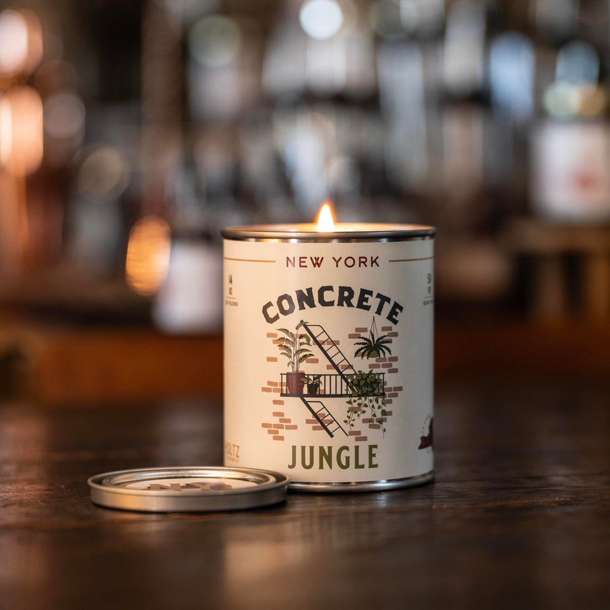 New York – Concrete Jungle State Candle - Holtz Leather