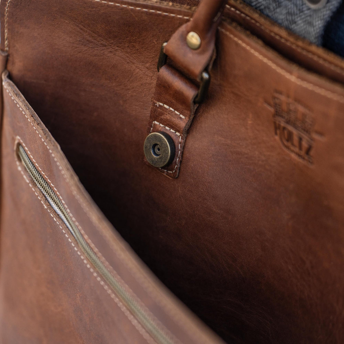 No. 102 Entrepreneur Women's Fine Leather Briefcase & Professional Laptop Bag - Holtz Leather