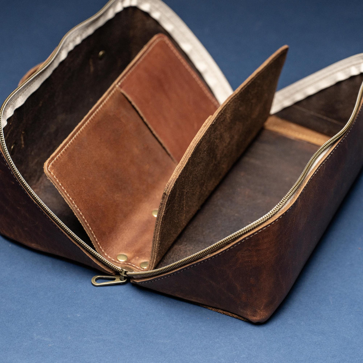 No. 307 Porter Dopp Kit – Full Grain Leather Toiletry Bag - Holtz Leather