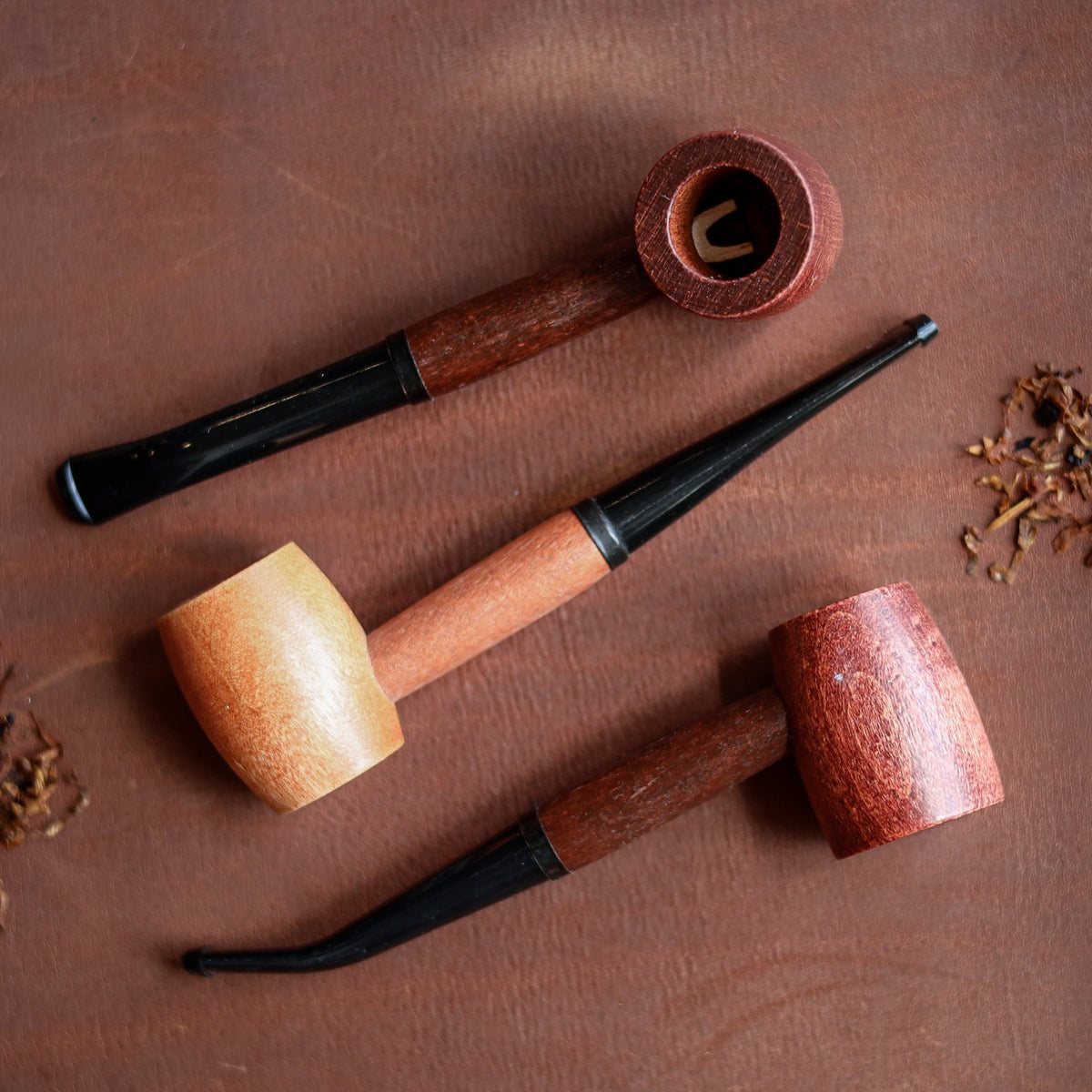 Ozark Mountain Hardwood Pipe - Missouri Meerschaum - Holtz Leather