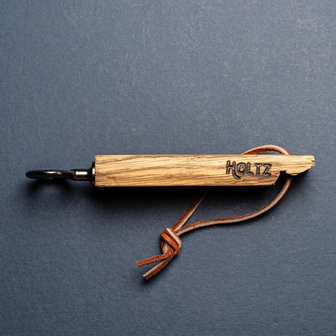 Personalized Bottle Opener Made From Tennessee Whiskey Barrel - Holtz Leather