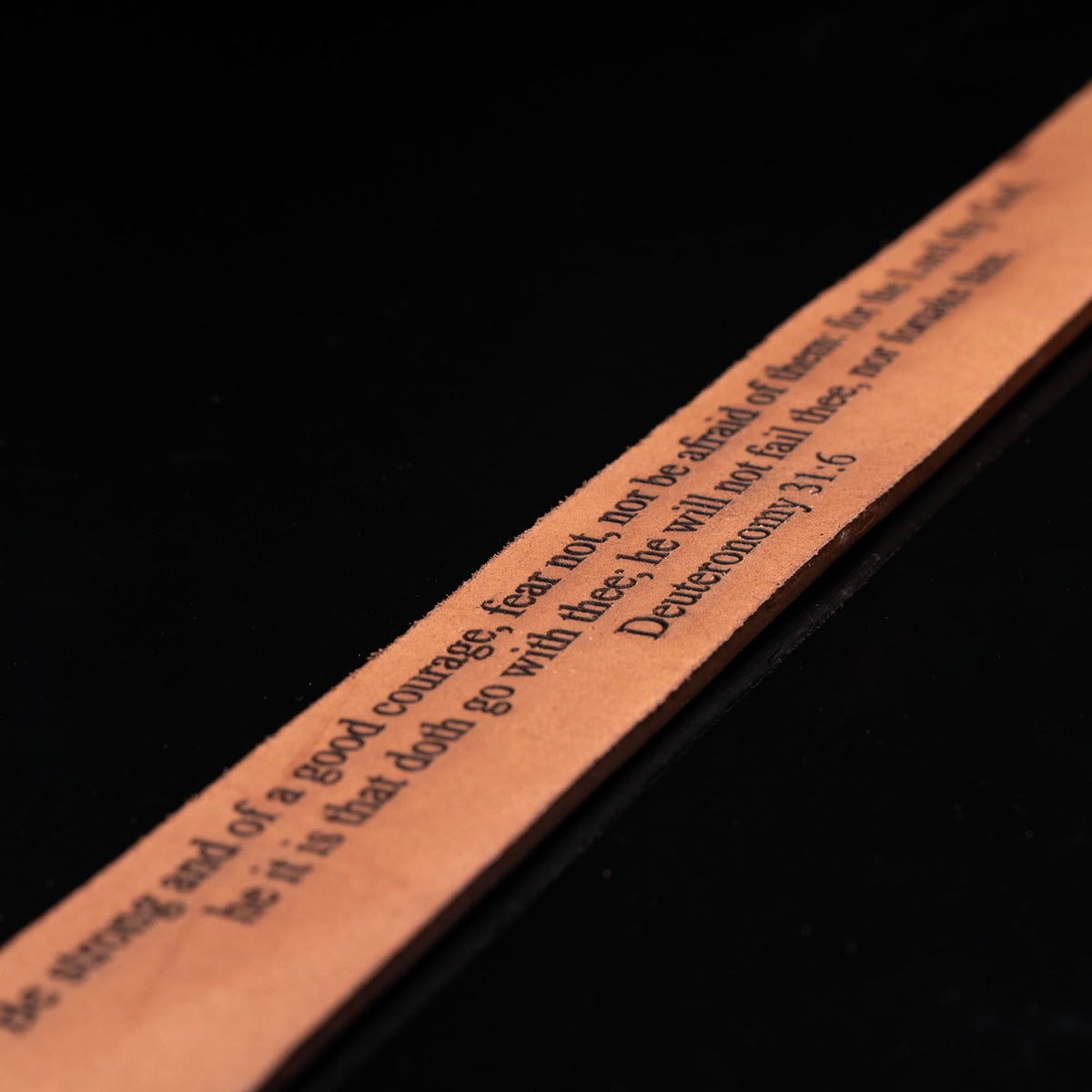 Personalized Bridle Leather Men's Casual Belt – Square Nickel or Brass Buckle - Holtz Leather