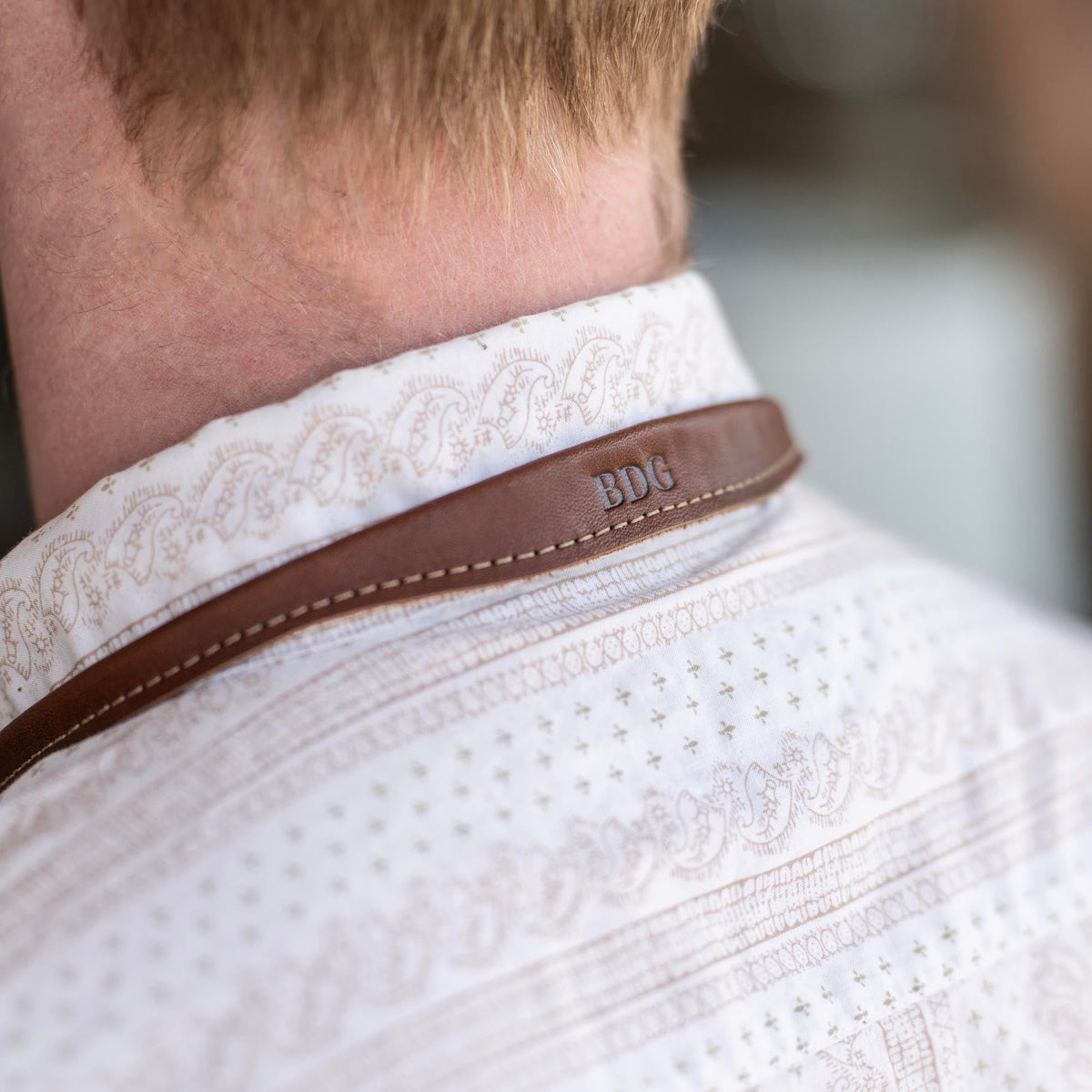 Personalized Fine Leather Sunglass Strap - Holtz Leather