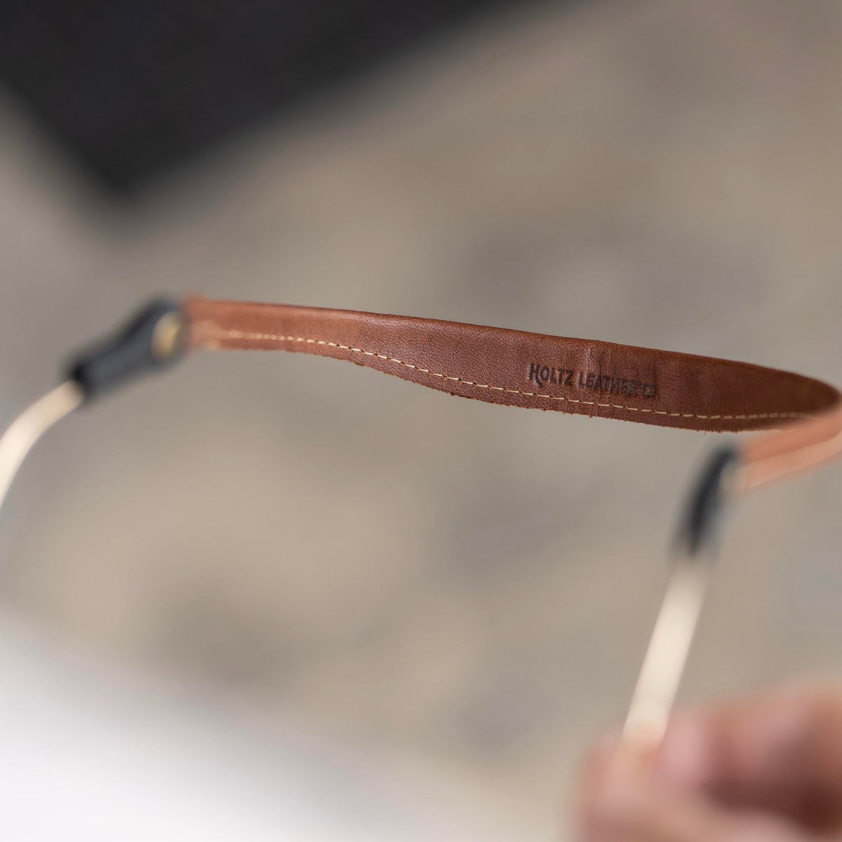 Personalized Fine Leather Sunglass Strap - Holtz Leather