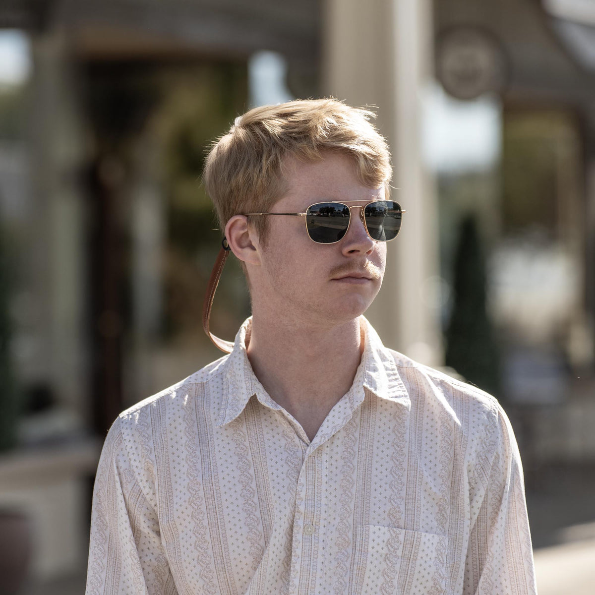 Personalized Fine Leather Sunglass Strap - Holtz Leather