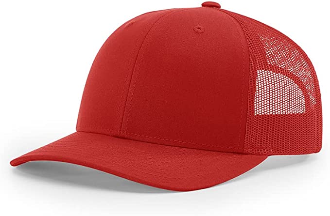 Richardson 112 Custom Trucker Offset Leather Patch Hat with YOUR LOGO – Customized
