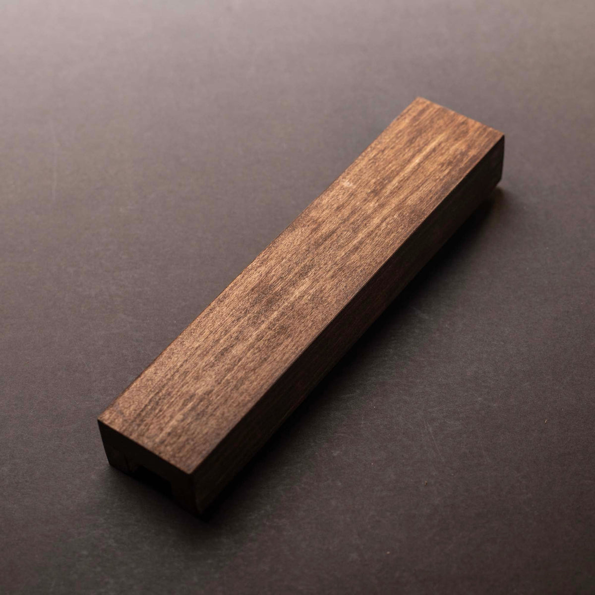 Slim 12 Inch Wood Wall Planter Sconce Vase with Pocket & Eucalyptus - Holtz Leather