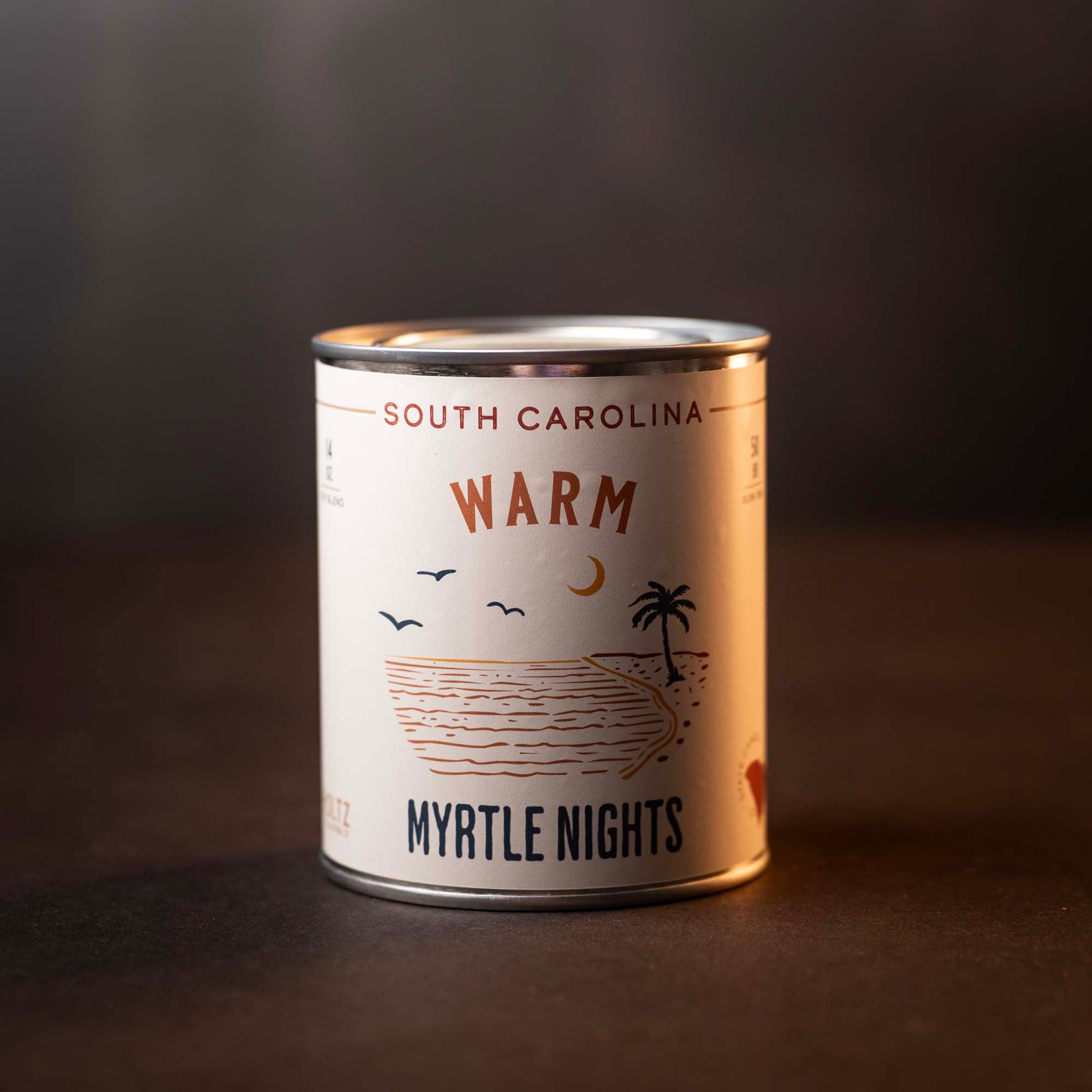 South Carolina - Warm Myrtle Nights State Candle - Holtz Leather